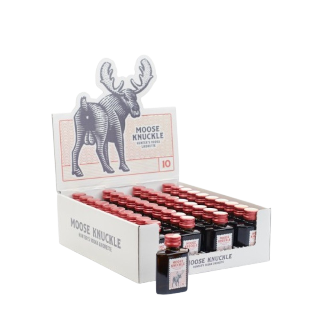 Moose Knuckle 10 Vodka doos 40*2cl