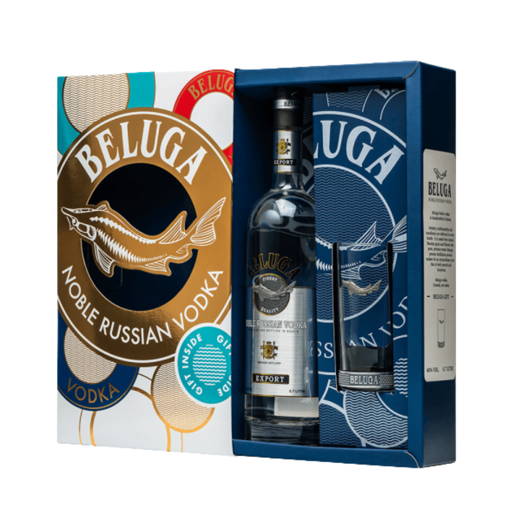 Beluga Noble Vodka Giftpack 70cl