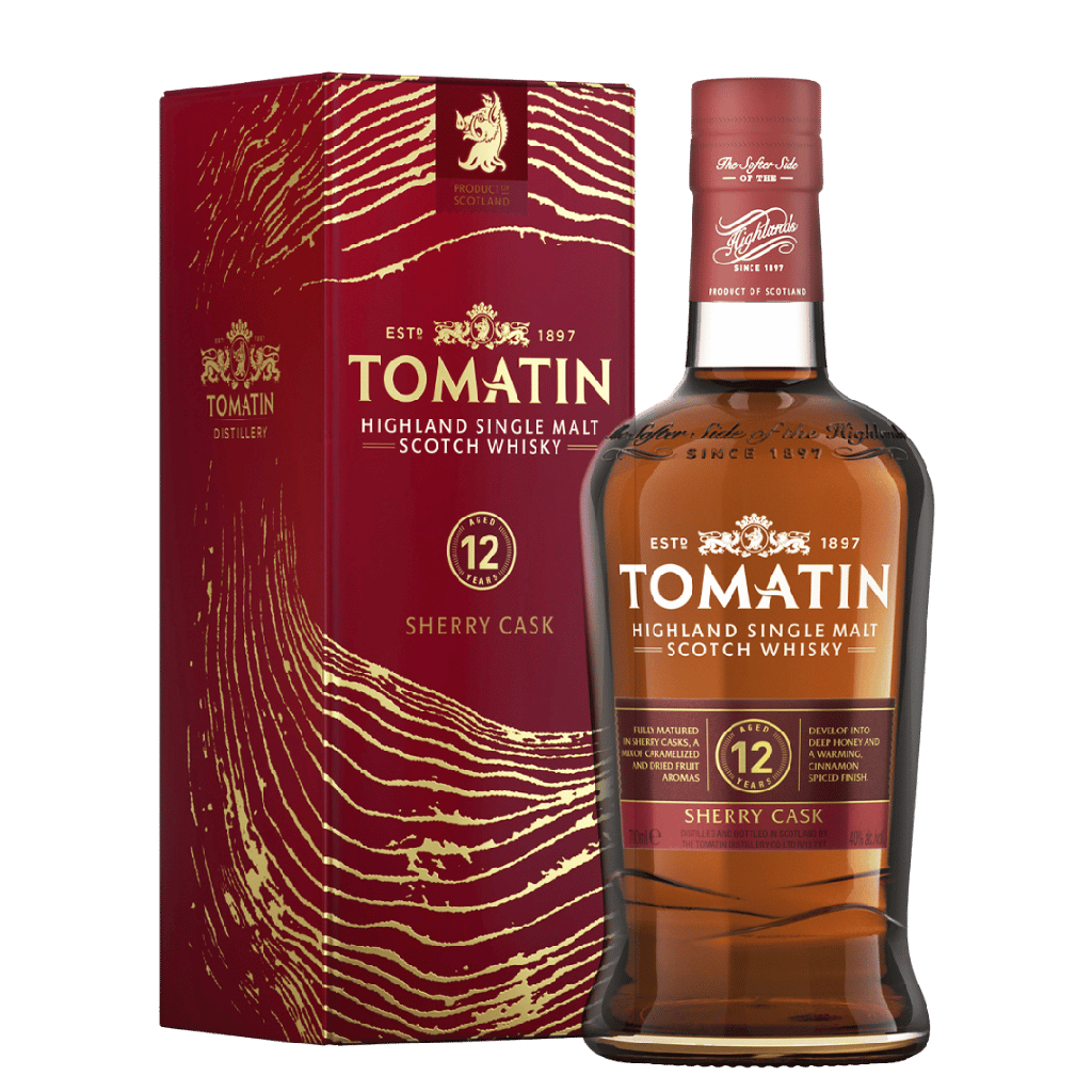 Tomatin 12Y Sherry Cask Whisky 70cl