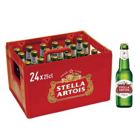 Stella 24x25cl Bak (Leeggoed 4,50€)
