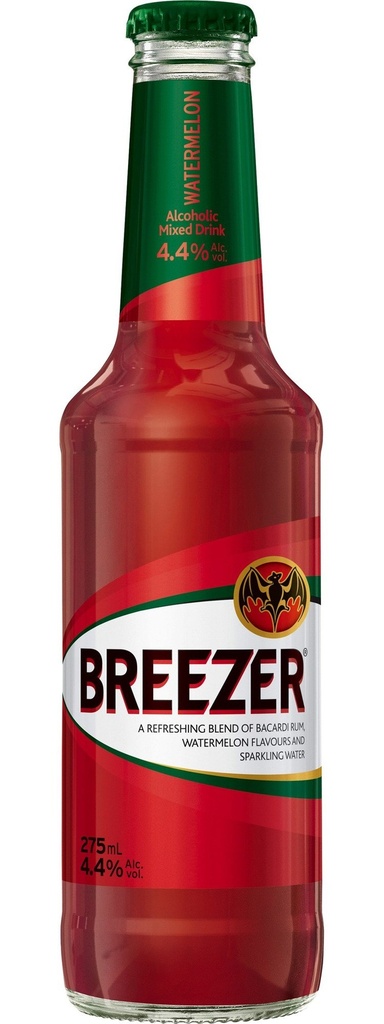 Bacardi Breezer Watermeloen 1*27.5 cl