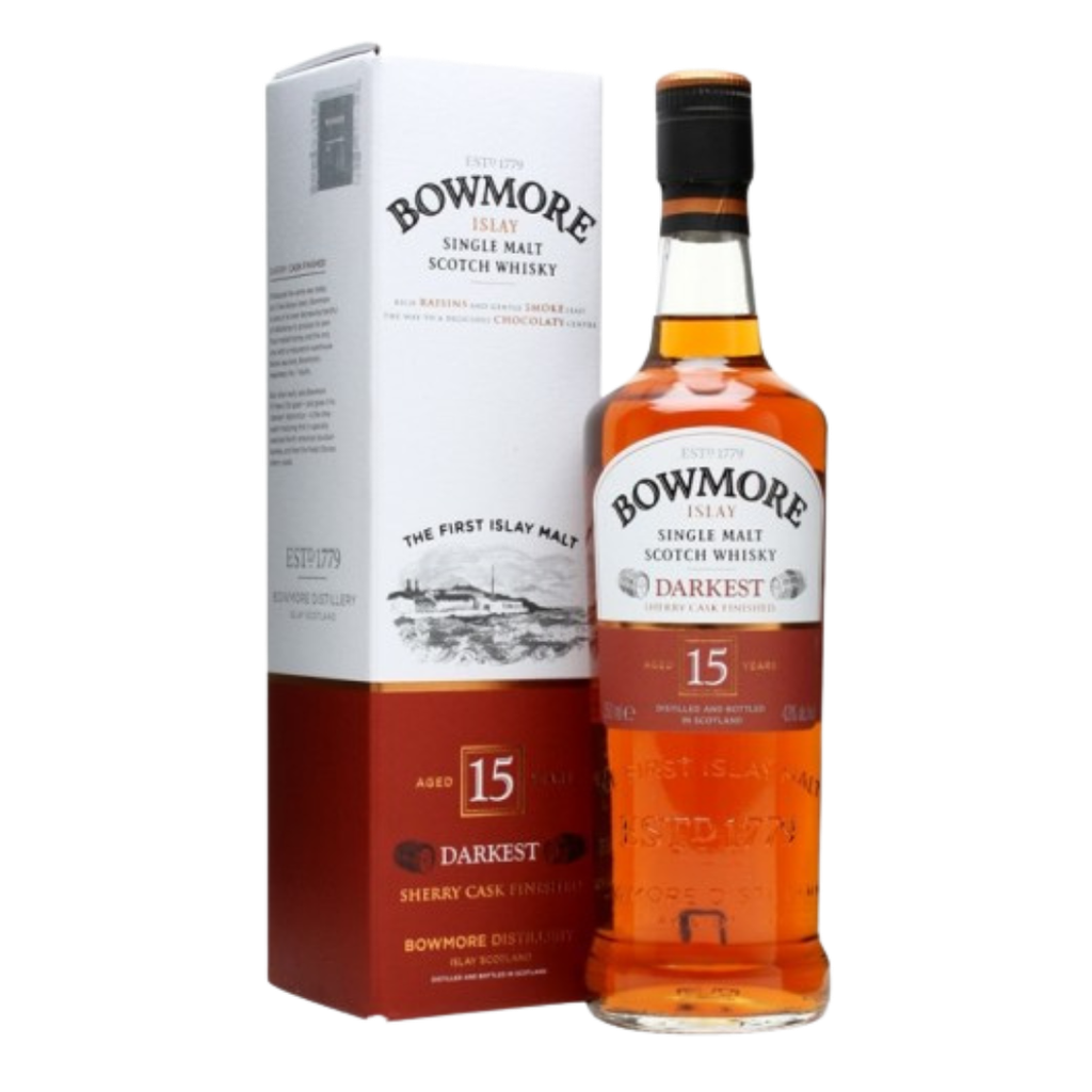 Bowmore 15 Years Darkest Single Malt Whisky 70cl