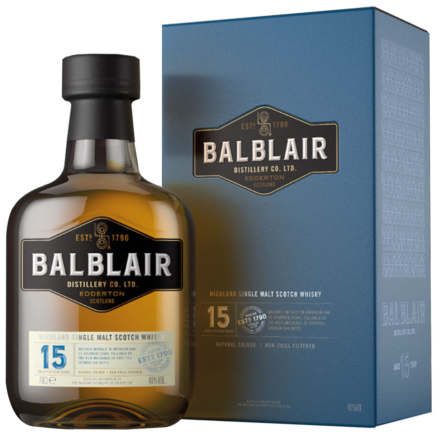 Balblair 15Y Single Malt Whiskey 70cl