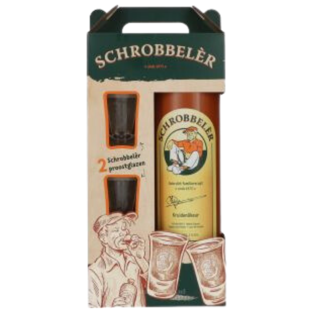 Schrobbeler Kruidenlikeur giftset 35cl