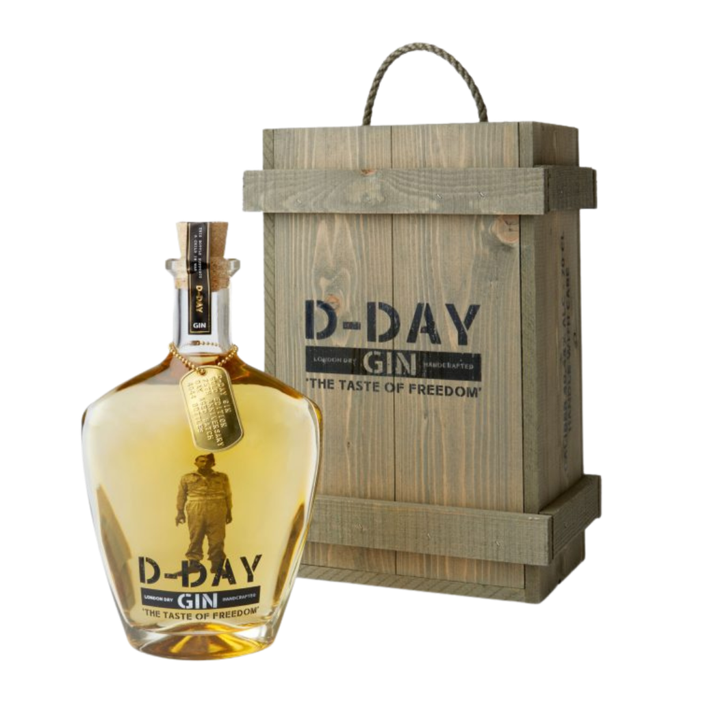 D-Day Gin Gold Gift Case 70cl