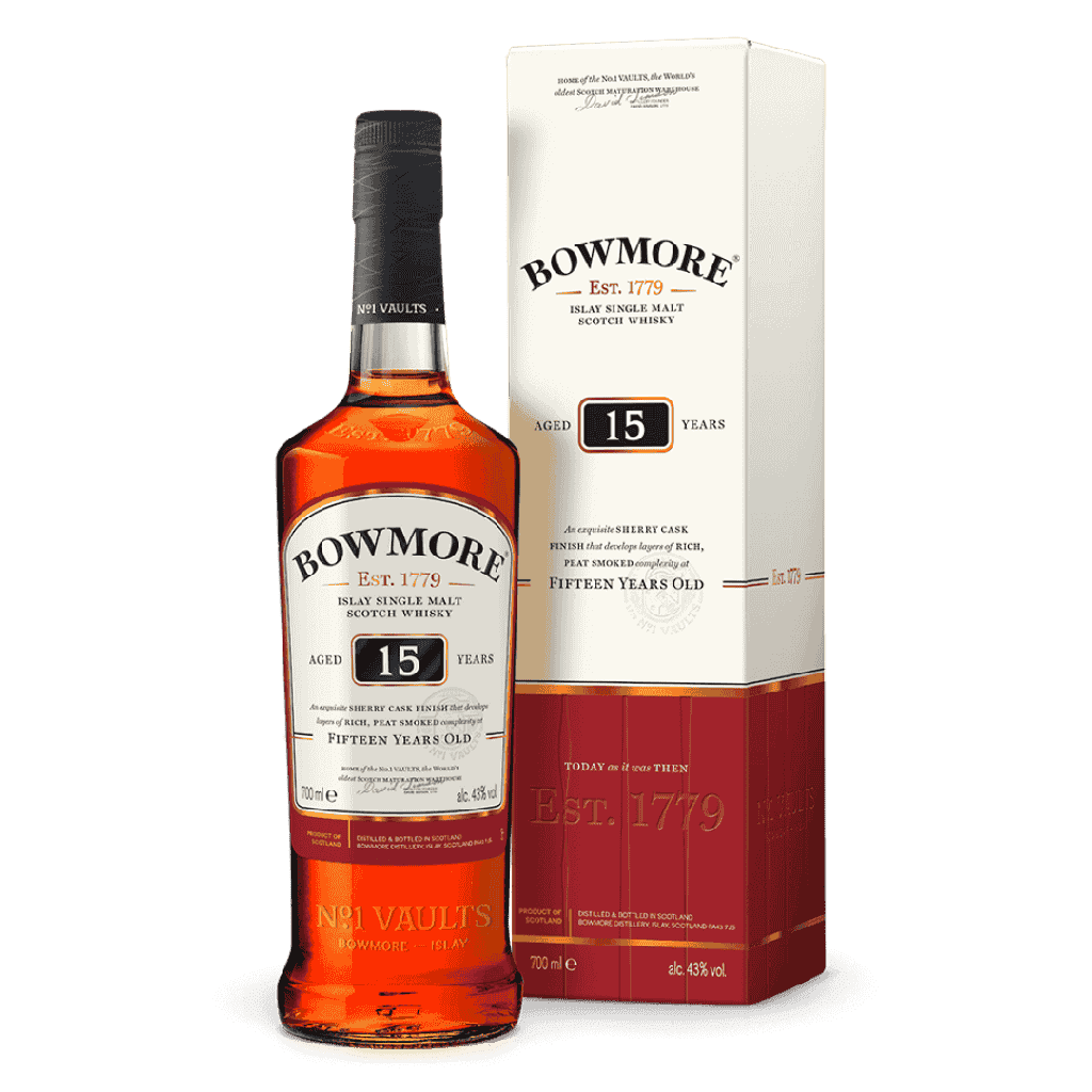 Bowmore 15Y Single Malt Whisky 70cl