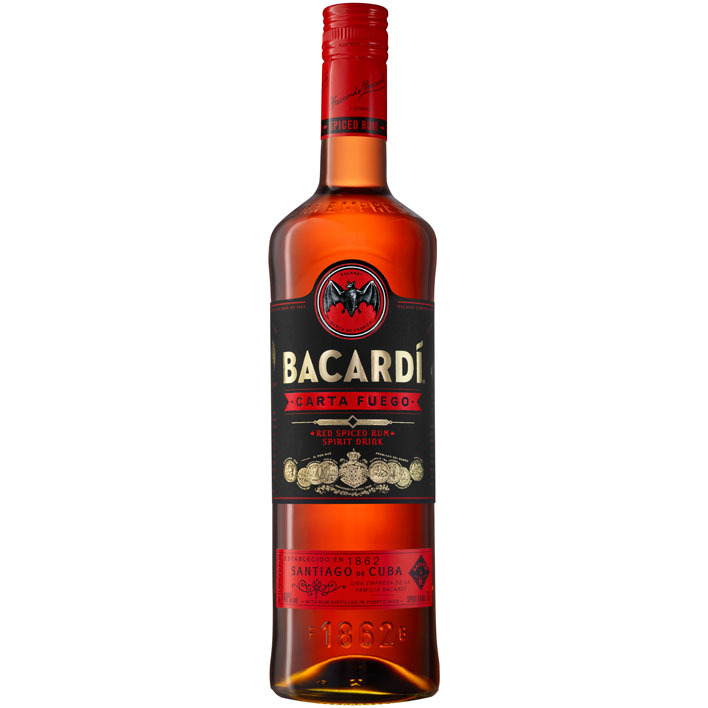 Bacardi Carta Fuego Rum 1L