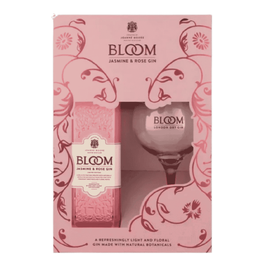 Bloom Jasmine and Rose Giftpack Gin 70cl