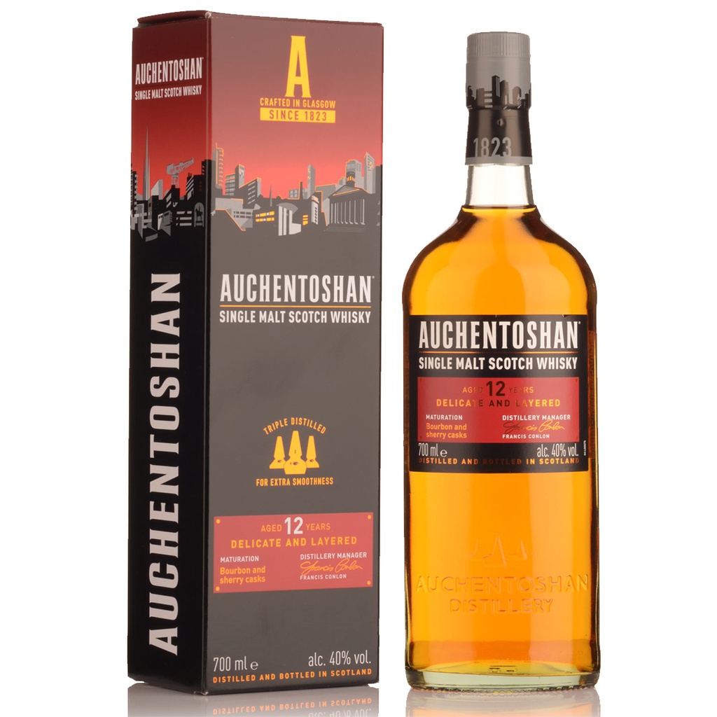 Auchentoshan 12Y Single Malt Whisky 70cl