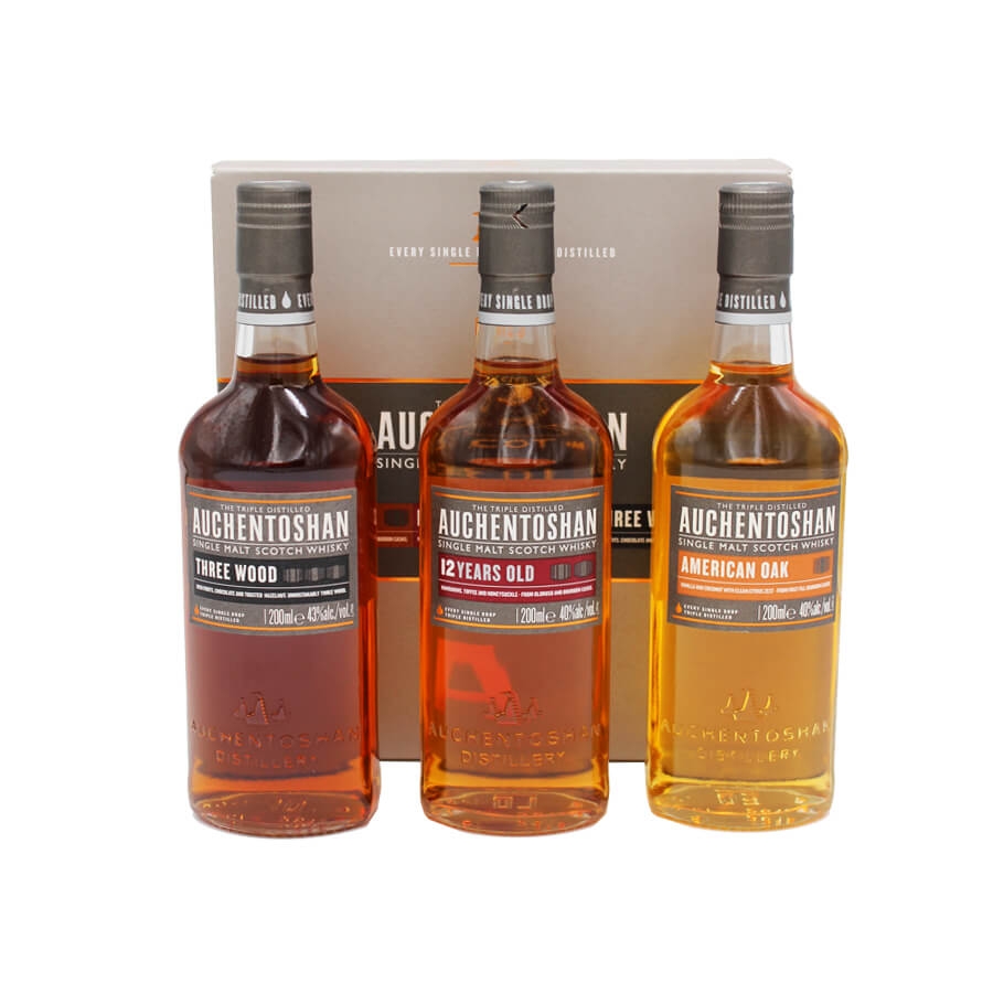 Auchentoshan Trio Single Malt Whisky 3X20c