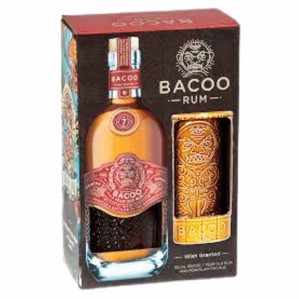 Bacoo 7 Years Tiki Rum Giftbox 70cl