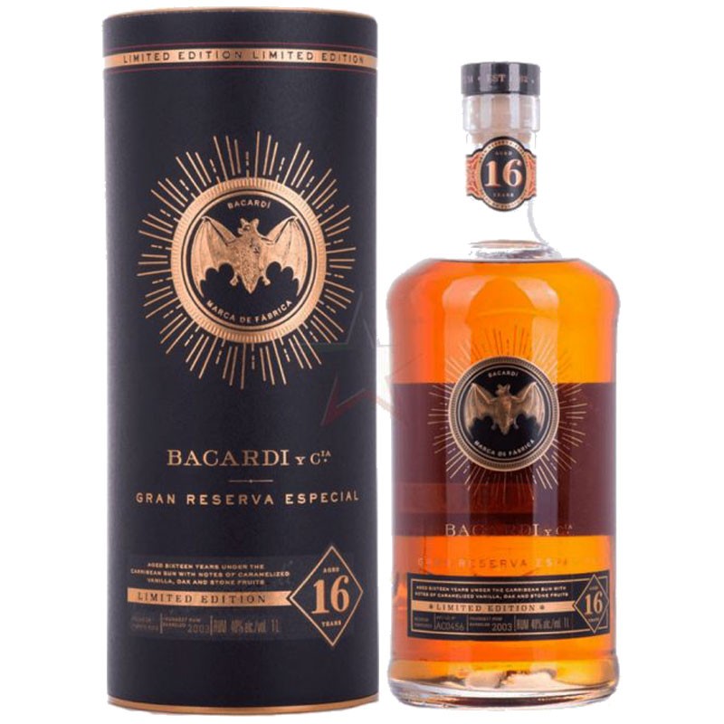Bacardi 16 Years Old Gran Reserva Especial