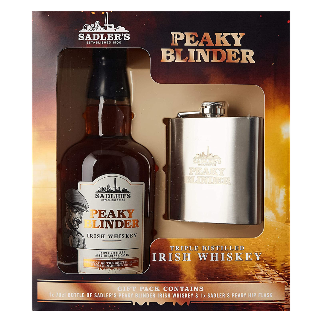 Peaky Blinders Hip Flask Gift Set Whisky