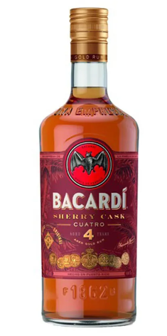 Bacardi Quartro Sherry Cask 4 Years Old Go