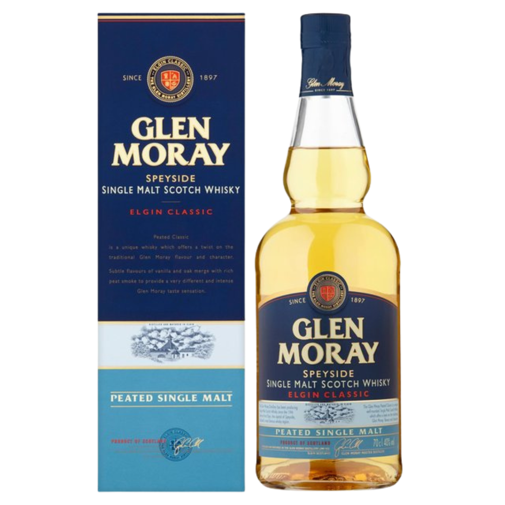 Glen Moray Classic Peated Single Malt 70cl