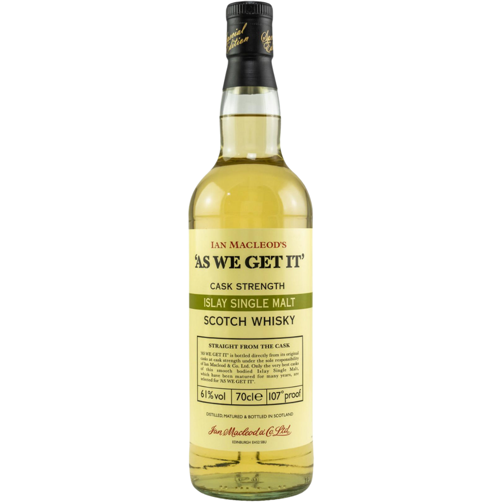 As We Get It Islay Single Malt Whisky
