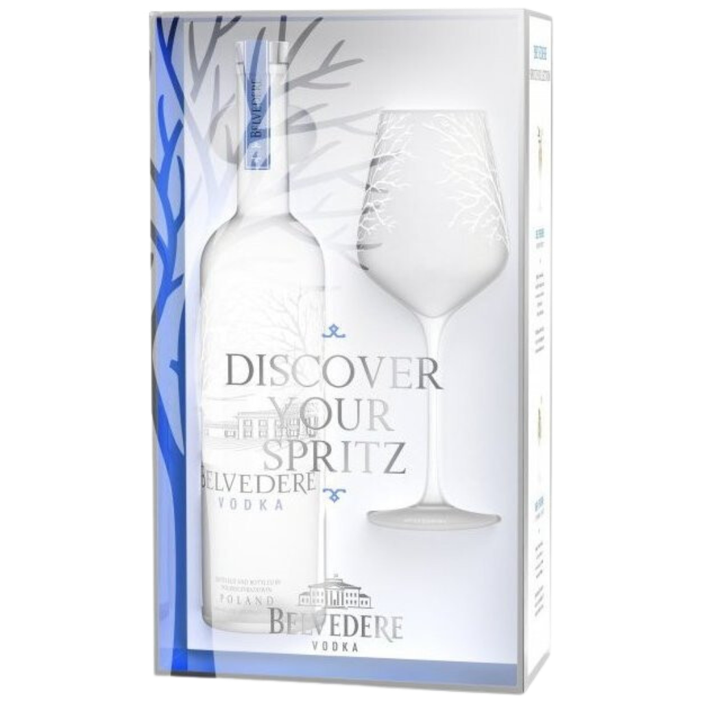Belvedere Spritz Glass Vodka GiftBox
