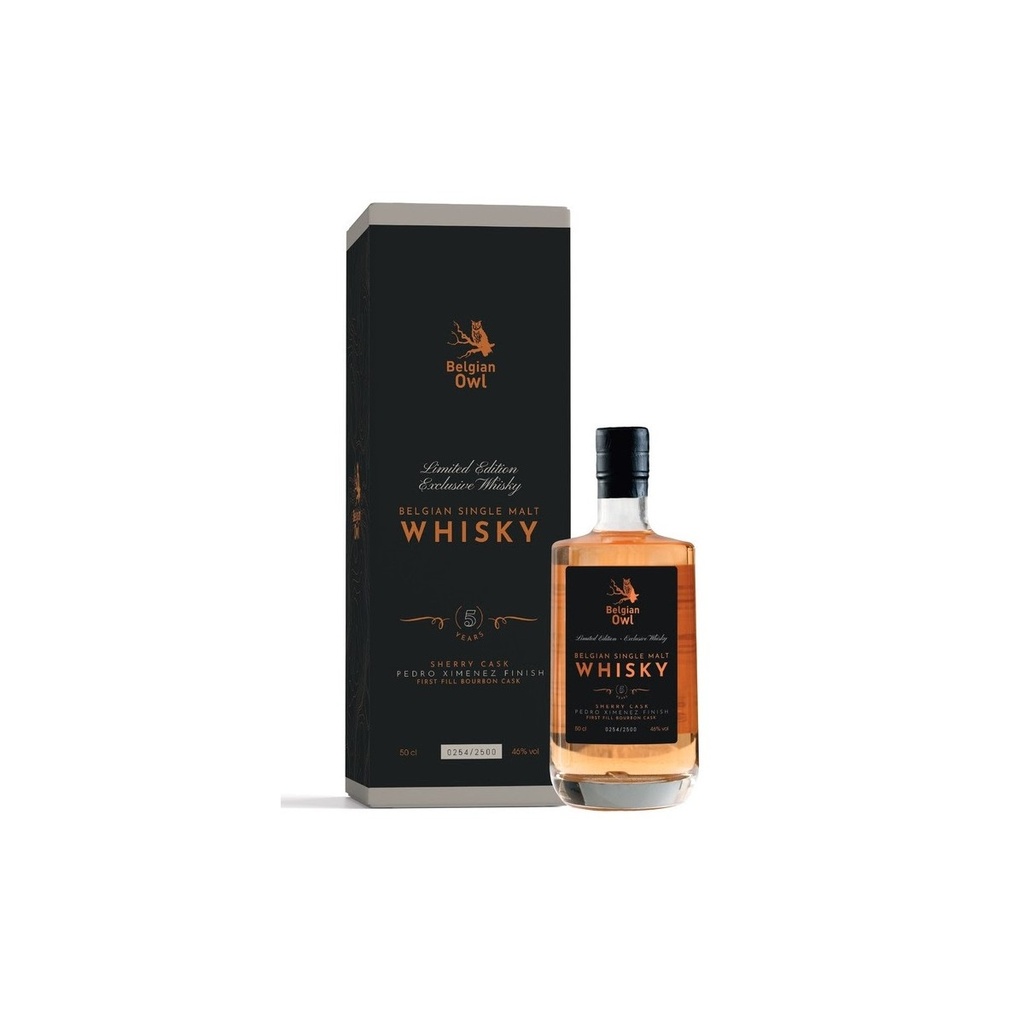 Belgian Owl 5 Years PX Finish Single Malt + GBX 46%