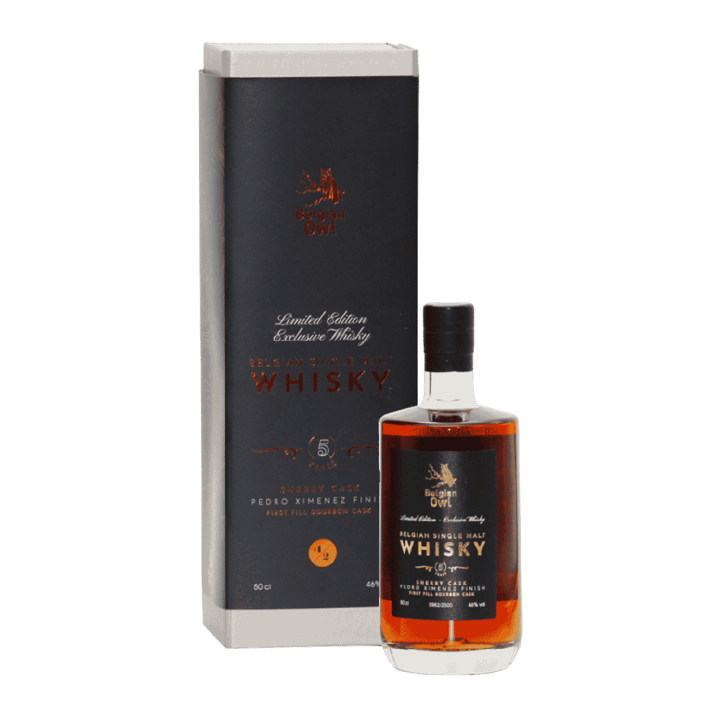 Belgian Owl 5Y PX Finish Single Malt 46% 50cl