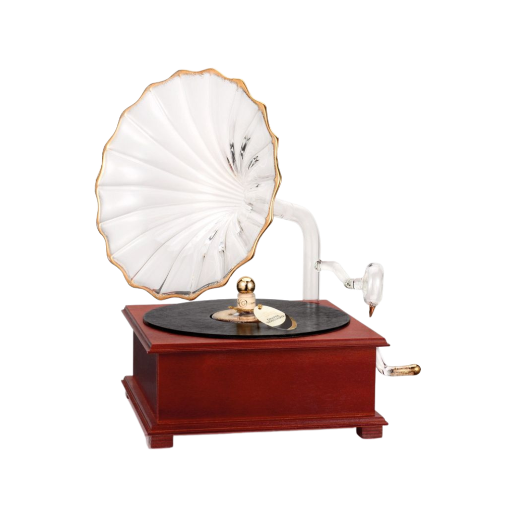 Grammofono in Vetro Soffiato Grappa