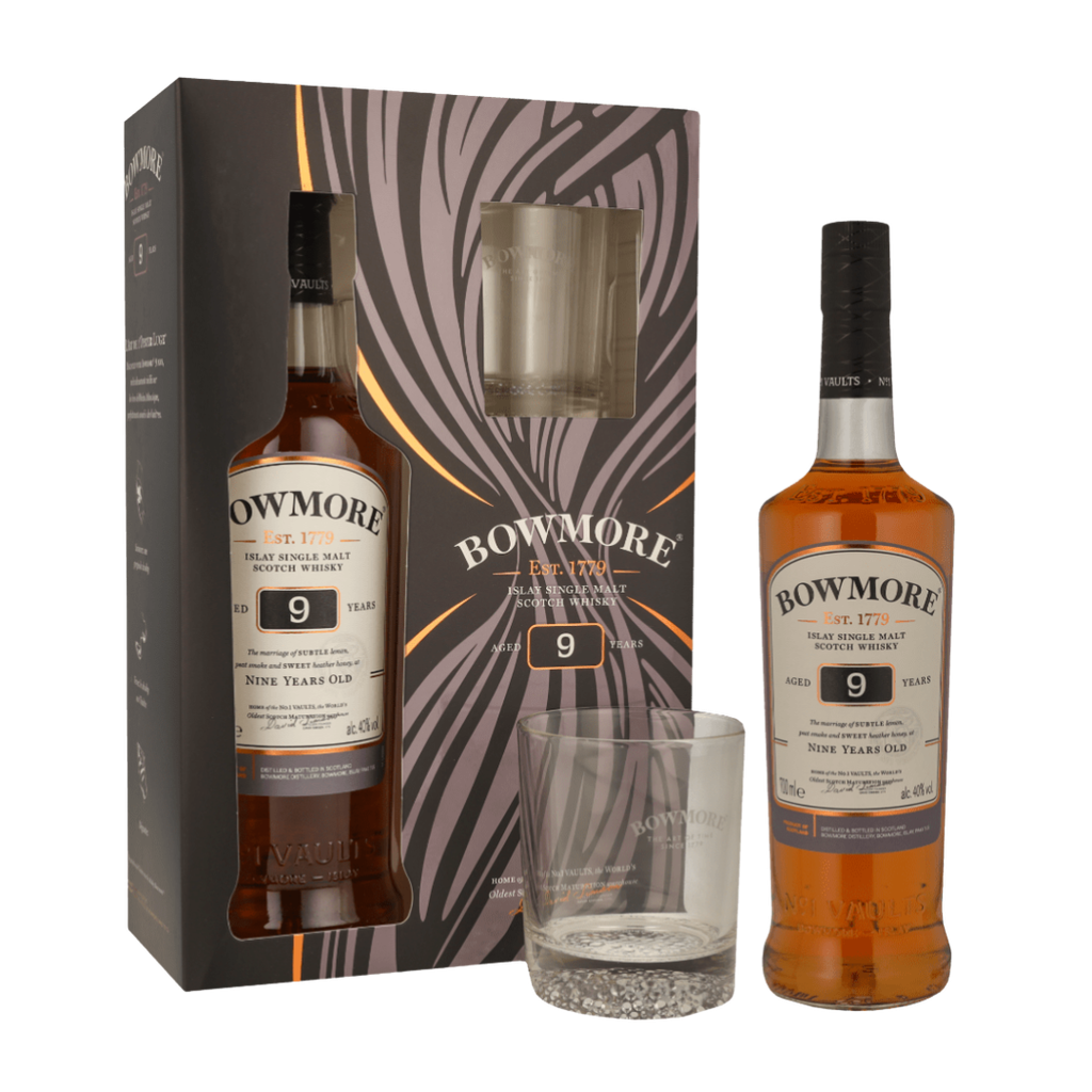 Bowmore 9 Years Gift Box Single Malt Whisky 70cl