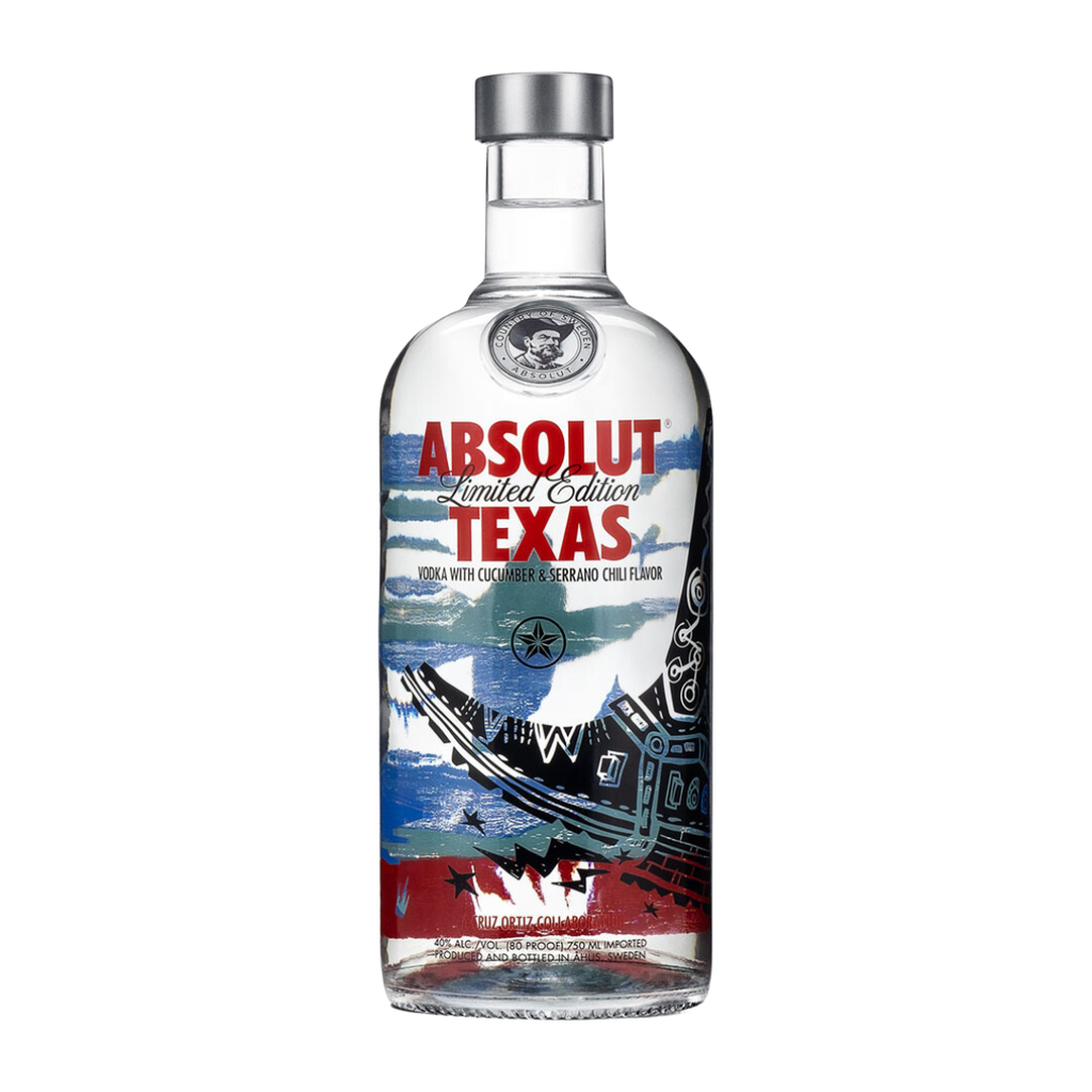 Absolut LImited Edition Texas Cucumber & Serrano Chili Flavor 75cl
