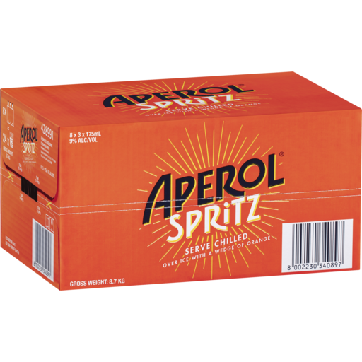 Aperol Spritz "ready to serve" 24x17,5cl