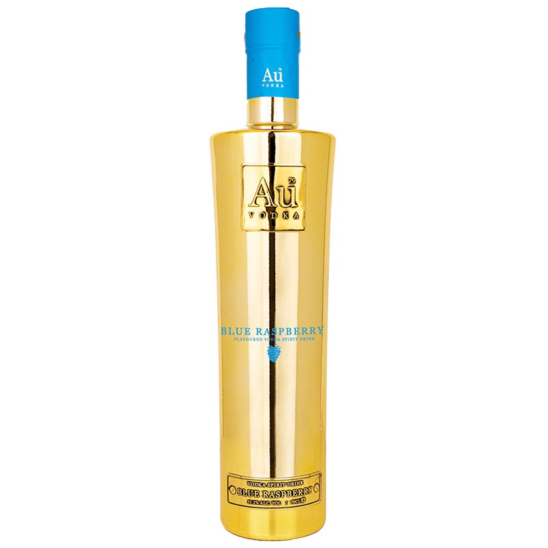 Au Vodka Blue Raspberry 70cl