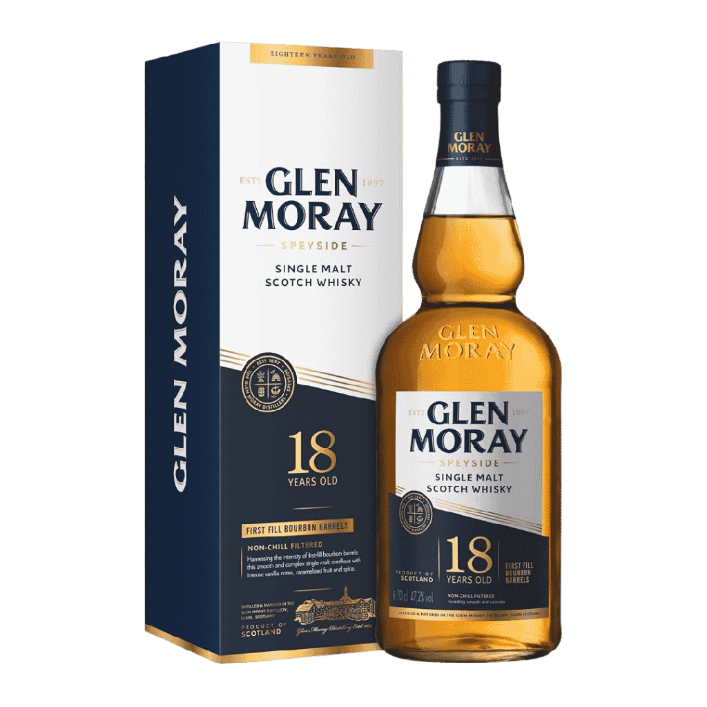 Glen Moray 18y Single Malt Whisky 70cl