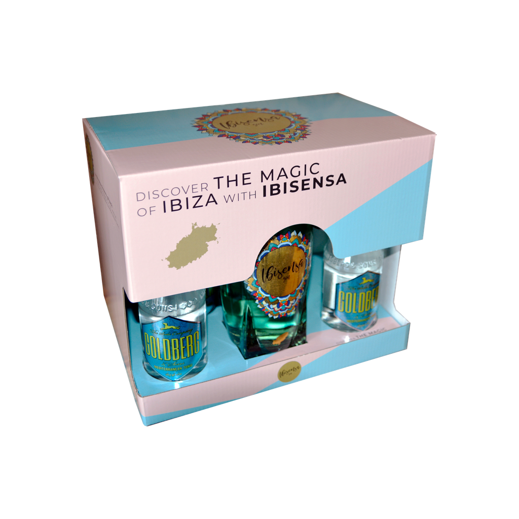 Ibisensa Gin Giftbox 50cl + 4 Goldberg Tonic