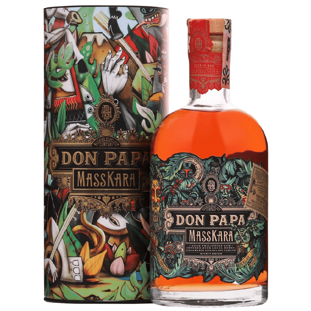 Don Papa Masskara Street Art Gift Tube Rum