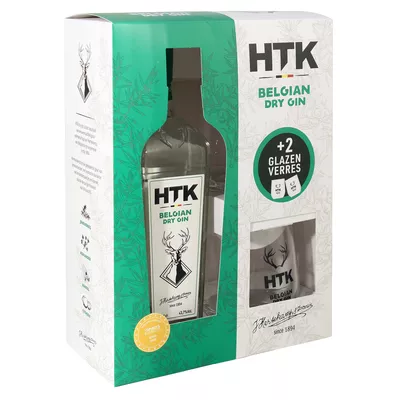 HTK Belgian Dry Gin Giftbox 70cl