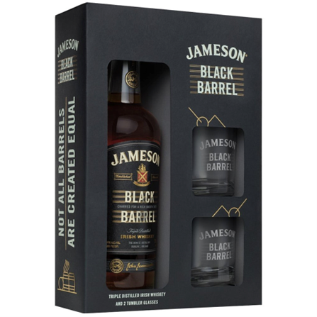 Jameson Black Barrel 70cl Giftbox