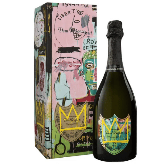Dom Perignon Brut in Jean-Michel Basquiat Yellow Limited Edition 2015 Champagne Brut 75cl
