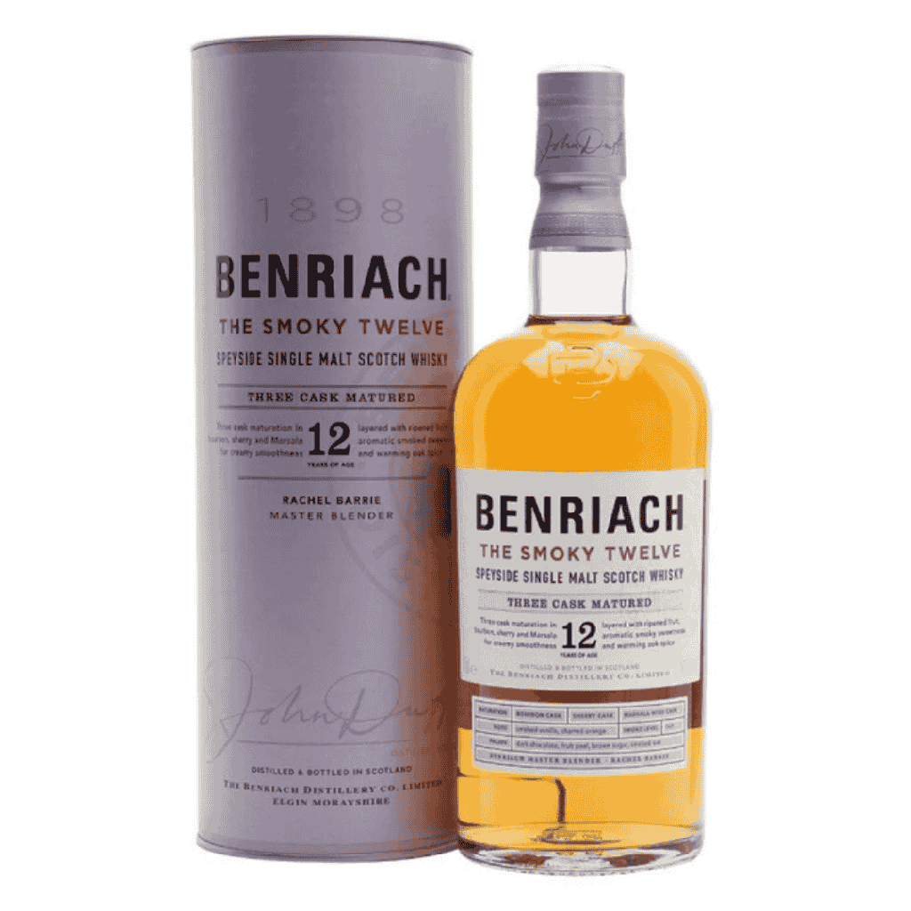 Benriach The 12Y Smoky Single Malt Whisky  70cl