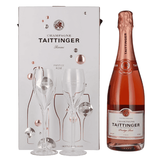 Taittinger Prestige Rose Champagne Brut Giftbox 75cl