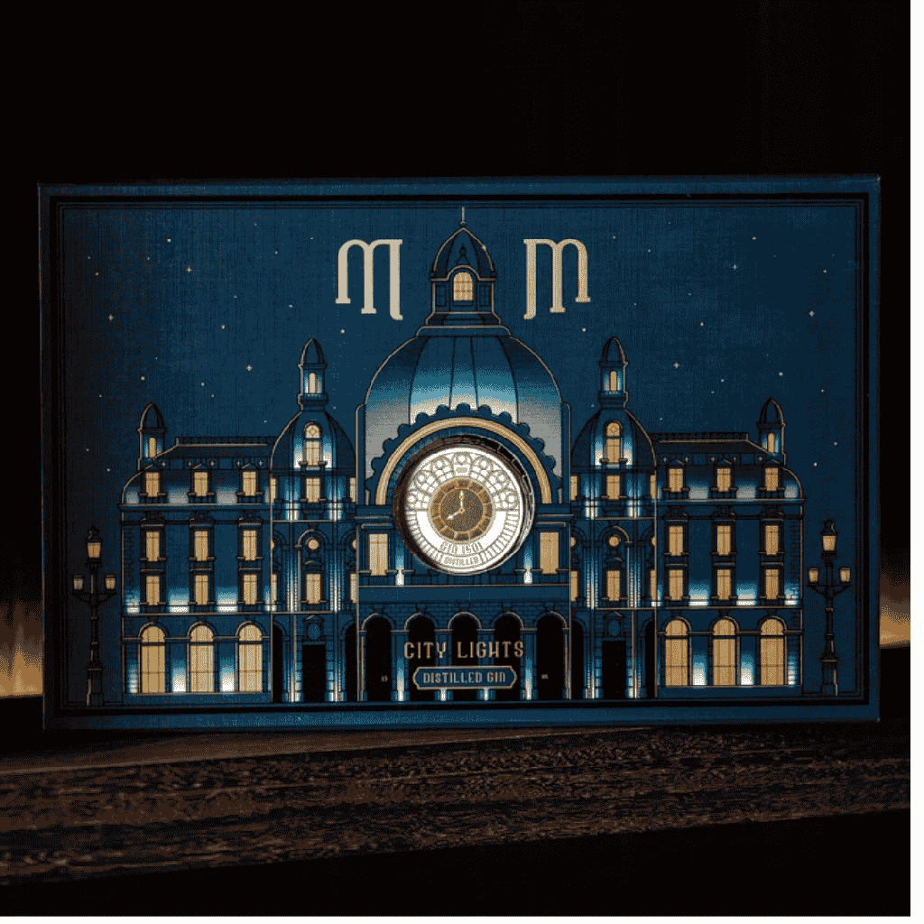 MM Antverpia Gin 1501 City Lights Box 50cl