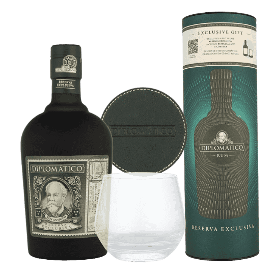 Diplomatico Reserva Exclusiva + Glass & Coaster 70cl