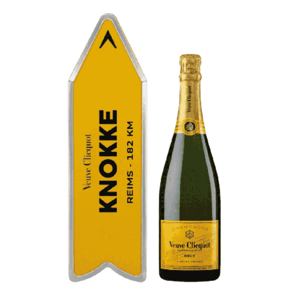 Veuve Clicquot Arrow Knokke Champagne 75cl