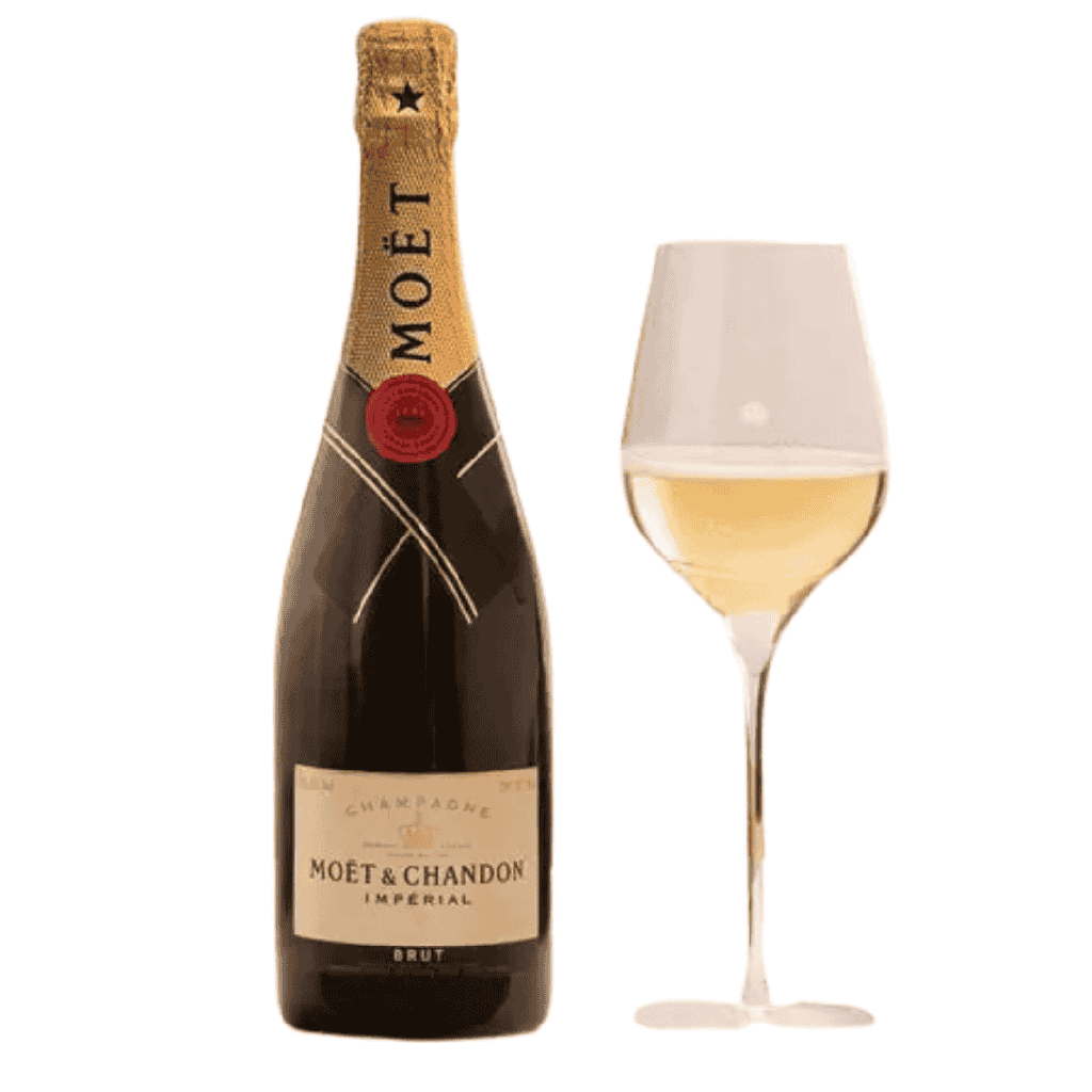 Moët & Chandon Imperial Champagne Brut 6x75cl + 6 glazen
