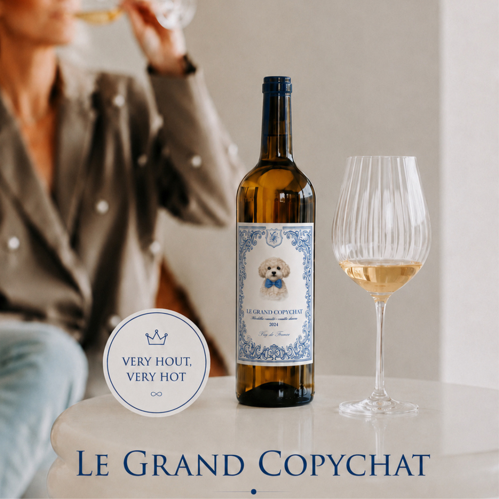 Le Grand Copychat étiquette Bleu 75cl