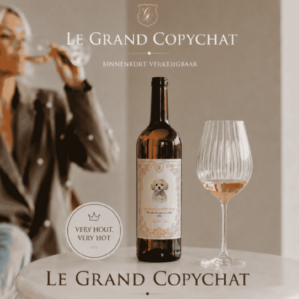 Le Grand Copychat étiquette Doré 75cl