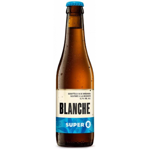 Super 8 Blanche 1x33cl Fles (Leeggoed 0.10€)