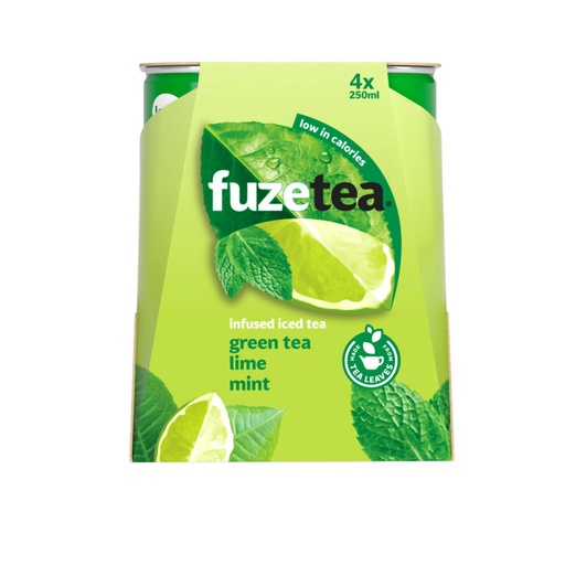 Fuze Tea Lime Mint 6x4x25cl Blik