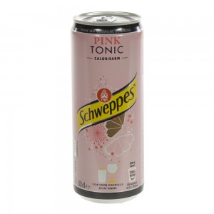 Schweppes Pink Tonic Blik 1x33cl