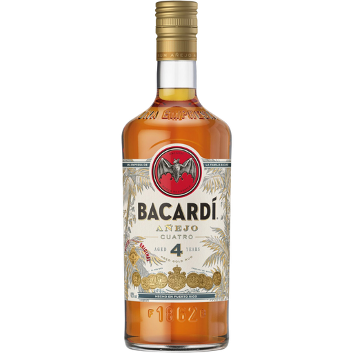 Bacardi 4 anos 70cl