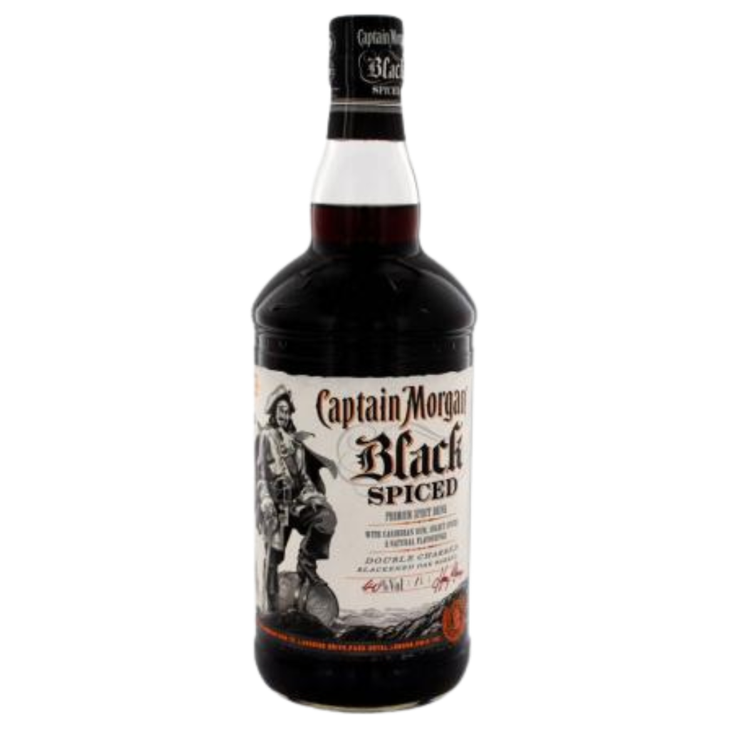 Captain Morgan Black Spiced Rum 1L