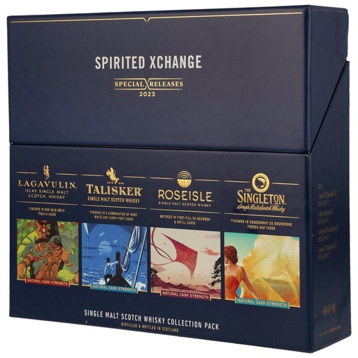 Spirited Xchange Special Releases Diageo 2023 4x20cl