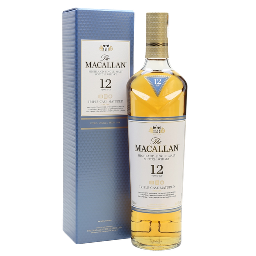 The Macallan 12Y Triple Cask Single Malt Whisky 70cl