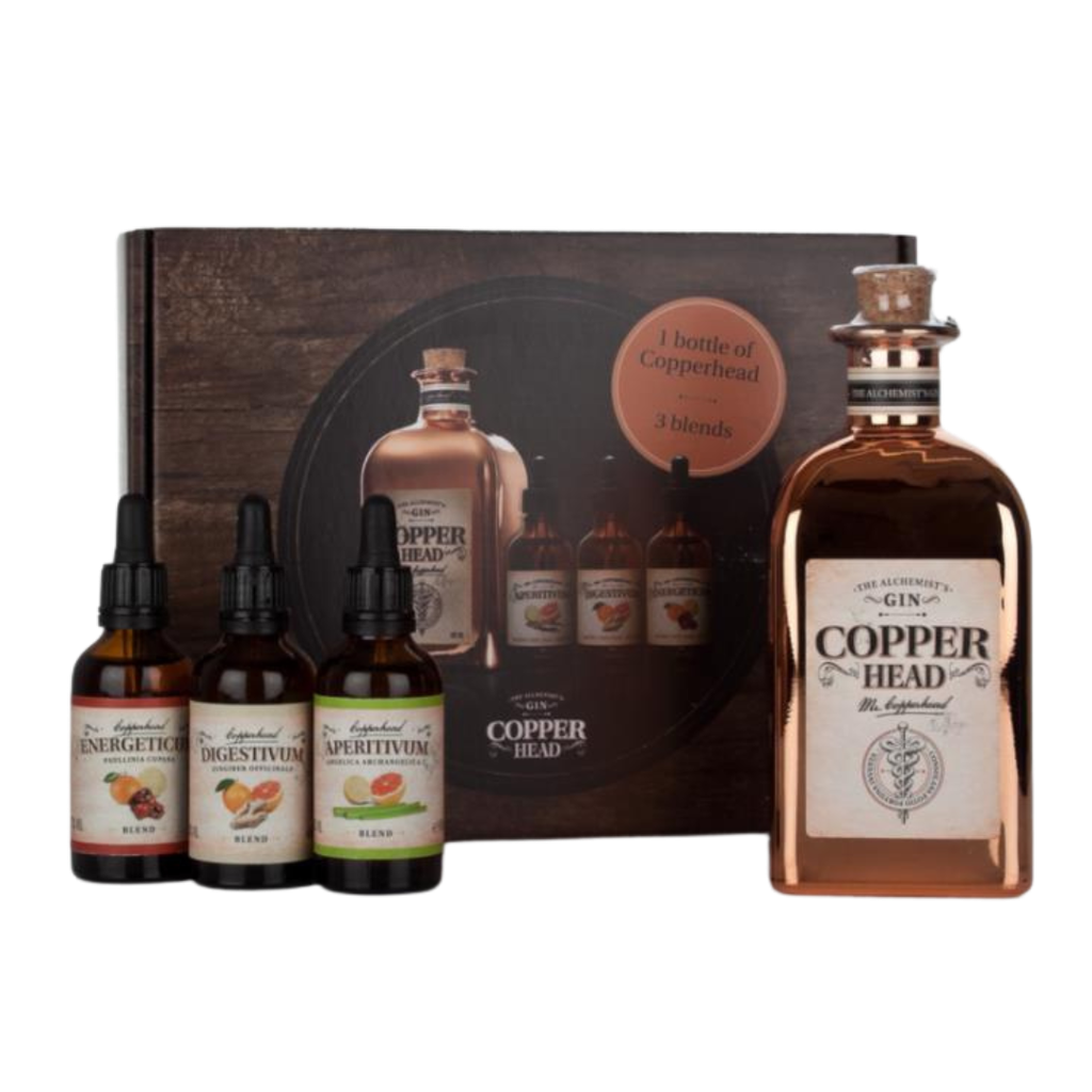 Copperhead Gin Giftset + Bitters 50cl